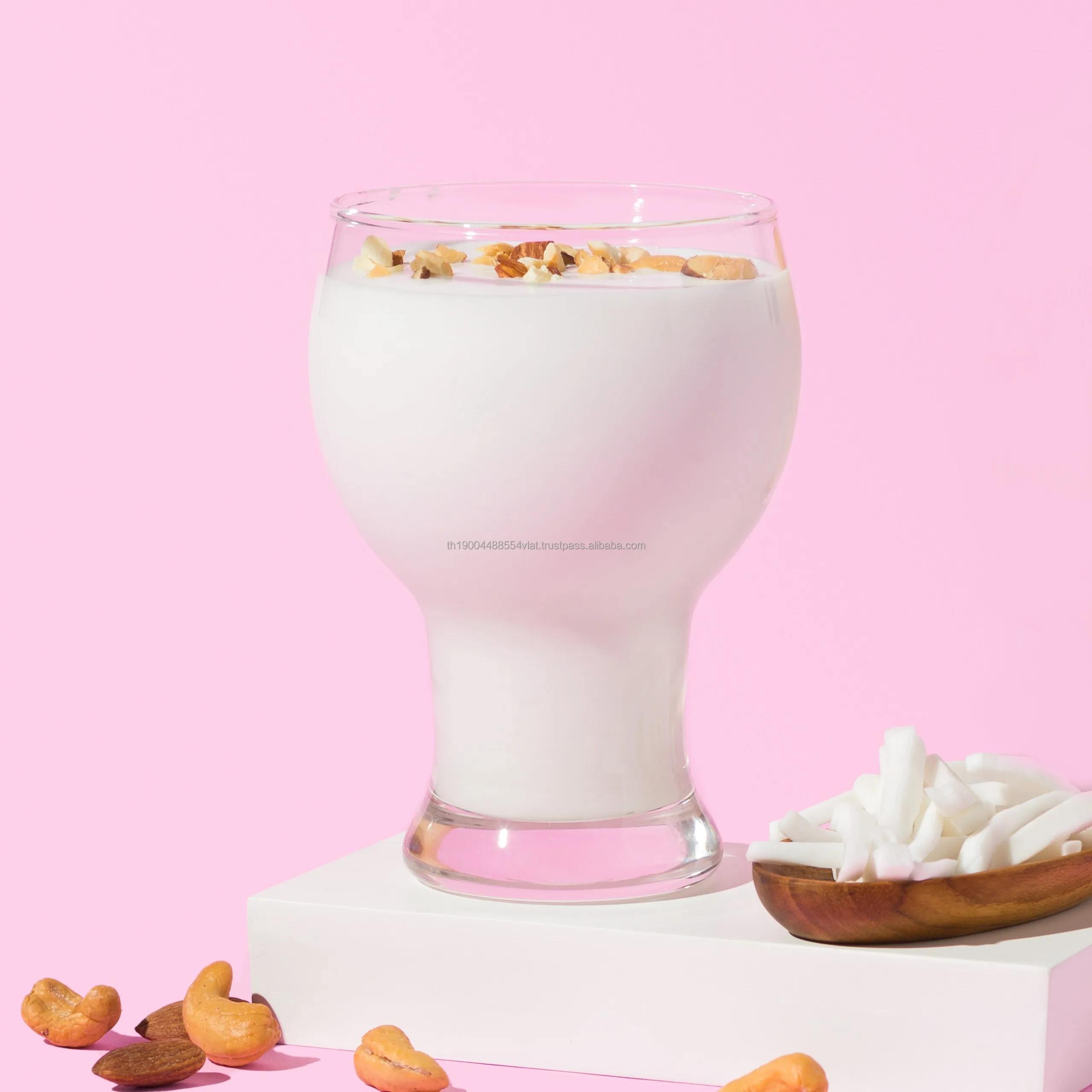 Organic Chilled Young Coconut Meat Puree 20-28% with Coconut Water 100% Natural Product Food Cooking