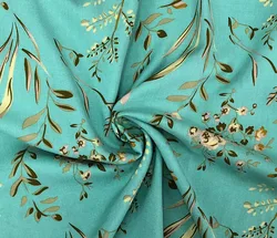wholesale custom baati somali plain viscose challis Spun rayon flower printed fabric 100% rayon for dress