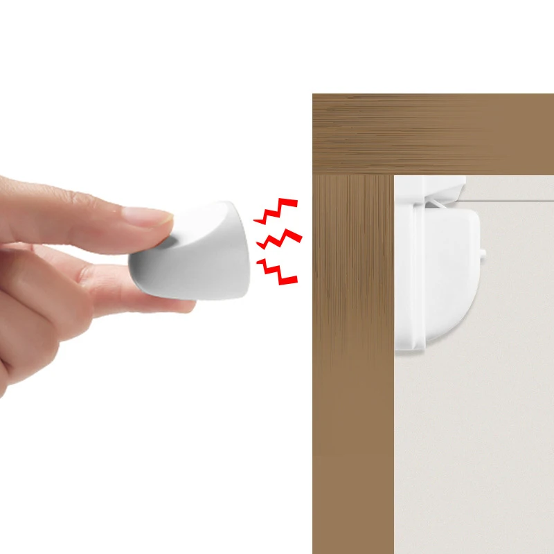 Cabinet Locks Child Safety Latch - 12 Pack Baby Proofing Cabinets Drawer Lock with Adhesive Easy Installation