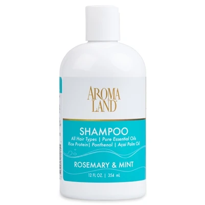 Aromaland Natural Shampoo With Essential Oils - Jasmine & Clementine - 12 Oz