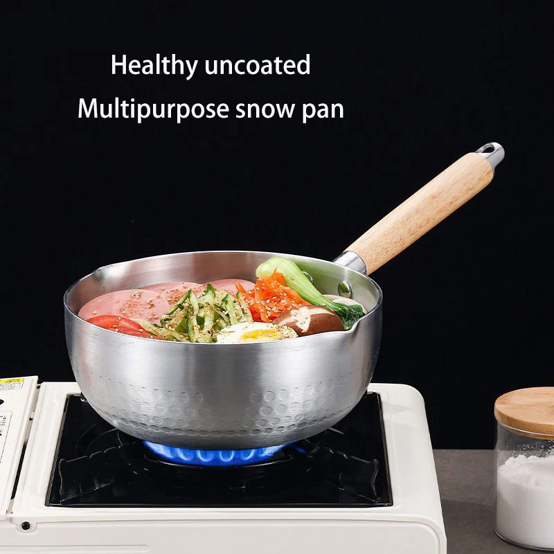 Кастрюля OEM Yukihira традиционная кованая panci salju без деформации при высоких температурах нержавеющая сталь Panci Salju