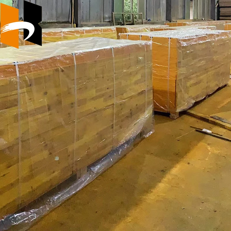 Waterproof Yellow Painting 3 Ply Spruce Fir Shuttering Plywood Formwork Panel