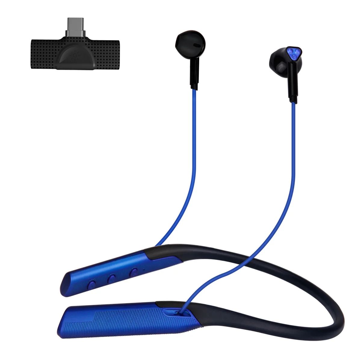 2.4Ghz wireless gaming neckband earphone wireless gaming headset for Switch PS5 PS4 PC Android Iphone smartphone