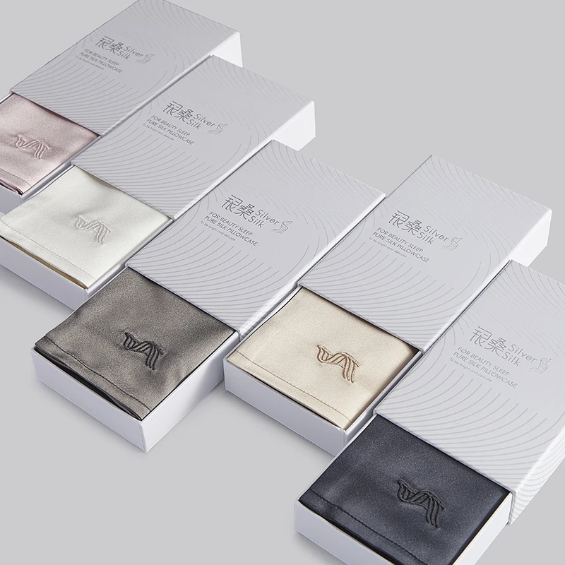 
 30 мм наивысшего качества 6а шелк тутового шелкопряда Двусторонняя наволочка в индивидуальной коробке  