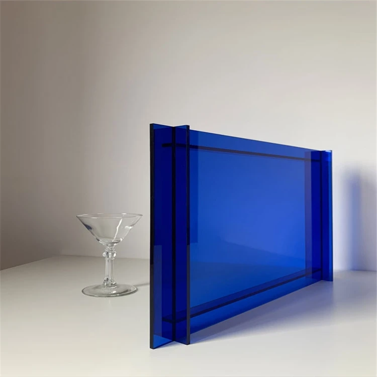 Factory Direct Sale Light Luxury Acrylic Tray Nordic Modern Acrylic Tray Fruit Tray Decoration New Product For Home Decoration