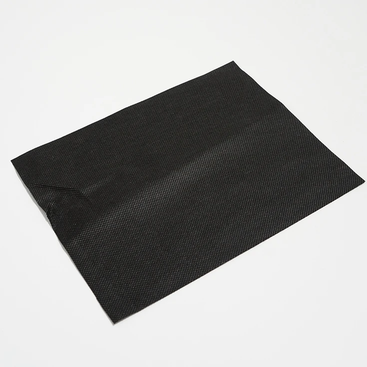 professional design non-combustible black material pp polypropylene nonwoven fabric for household