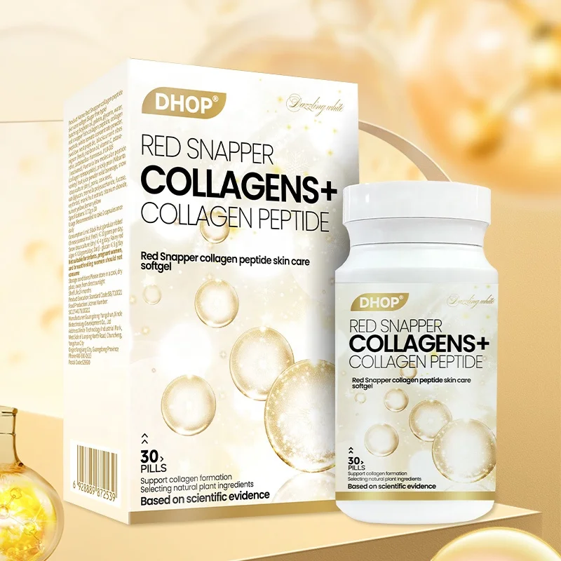 DHOP Red Snapper Collagen Peptide Revitalizing Skin Callagen Pills Skin Care Collagen Tablets