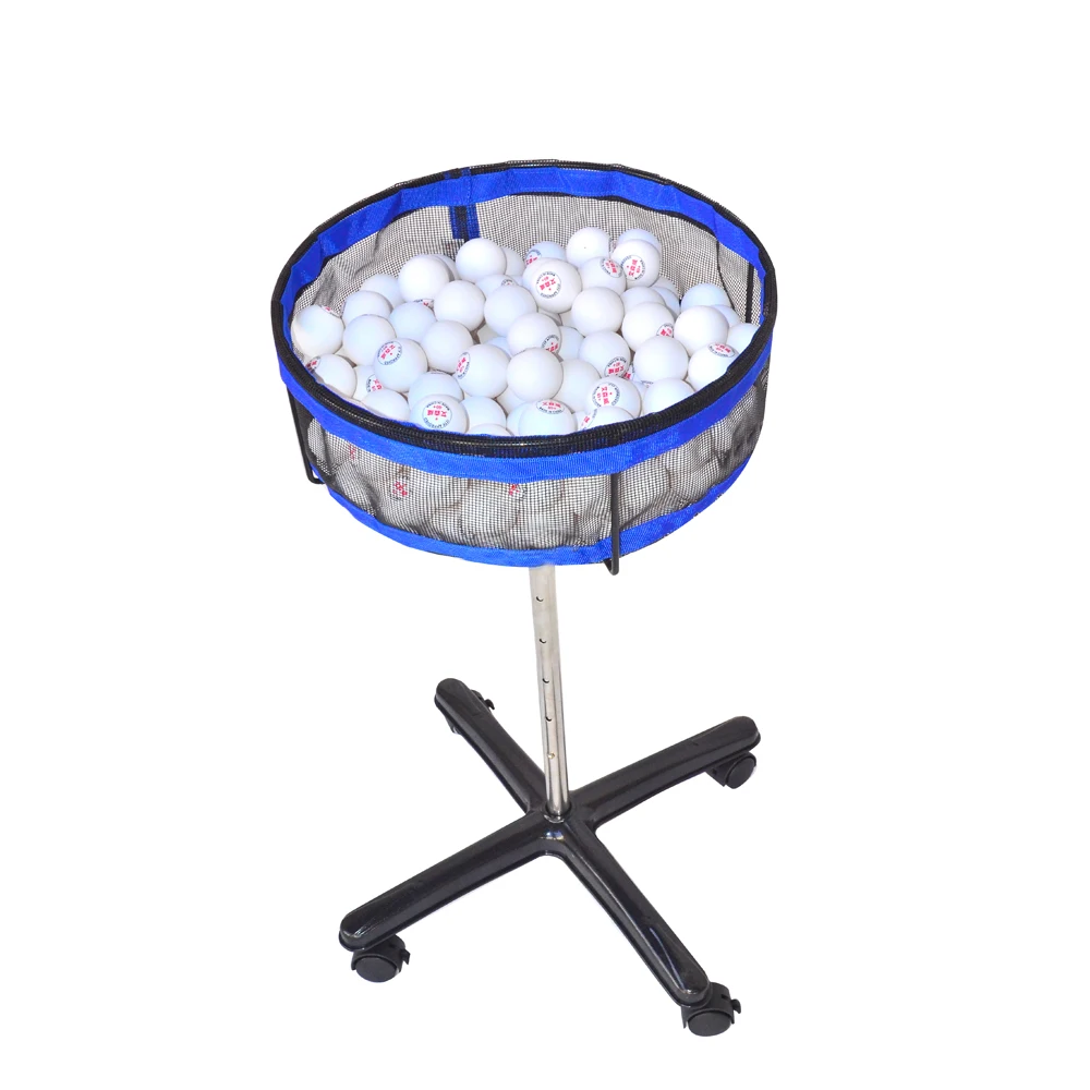 
table tennis training equipment stand basket for table tennis 