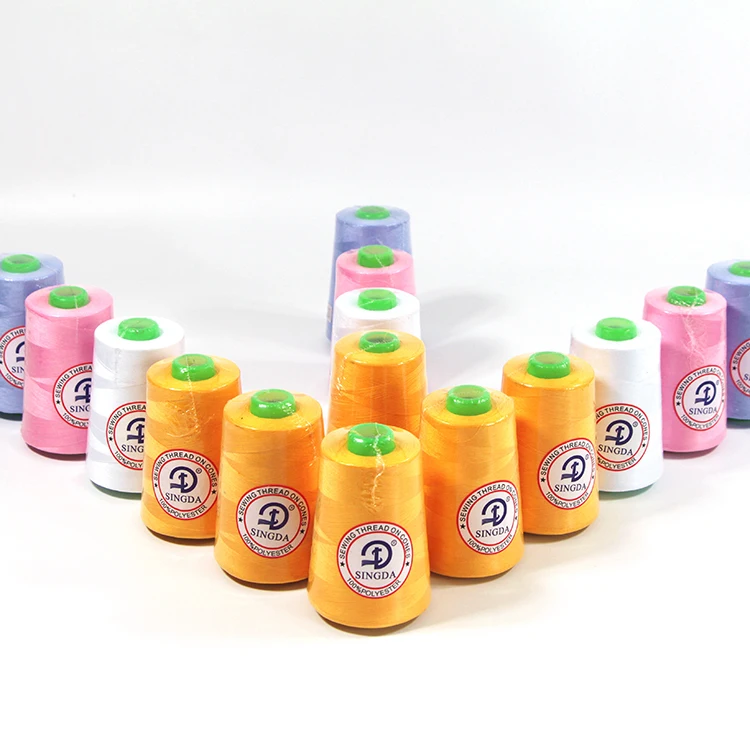 Factory 100% Spun Polyester Sewing Thread Polyester Wholesale 40/2 5000y Nylon Sewing Thread for Garment Accessories