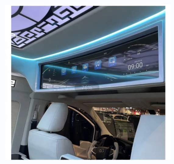 Customized service accessories 19 inch roof high definition smart entertainment multimedia large screen van TV