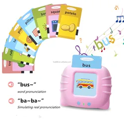 low price Children Toys happy study  Bilingual Card Machine Educational English Learning Machine Kid-learning