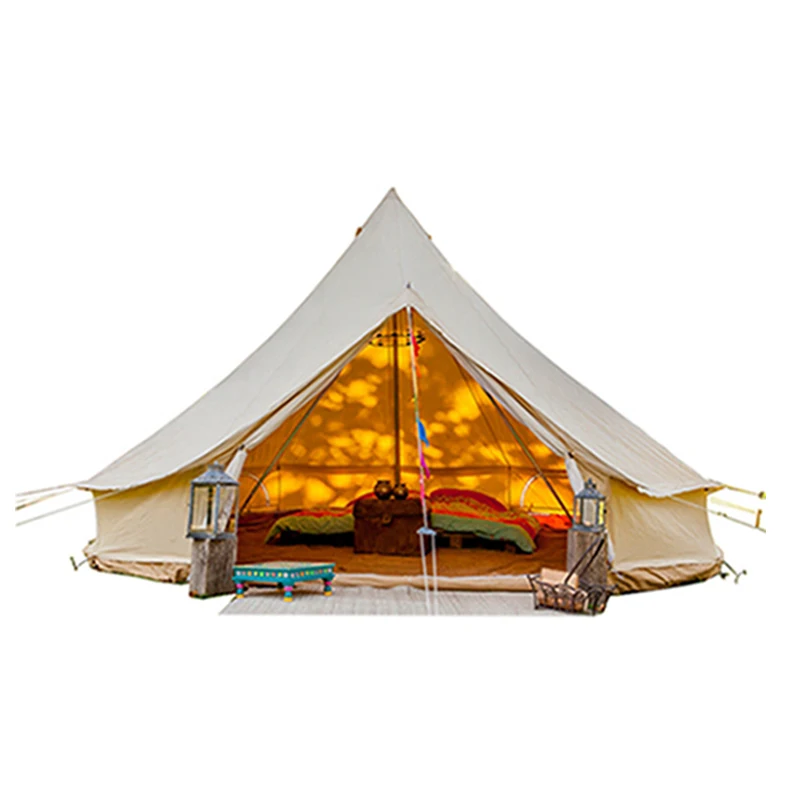 New Designed Outdoor Wedding Event Party Decorated Yurt Canvas Indian Small Hat Festival Tent