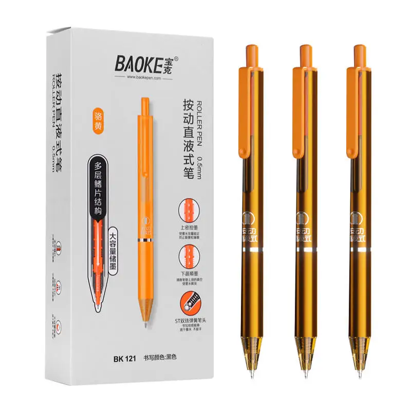 Wholesale of High-quality Rolling Ball Pen Tips Office Signature Pens Ink Direct Liquid Pens