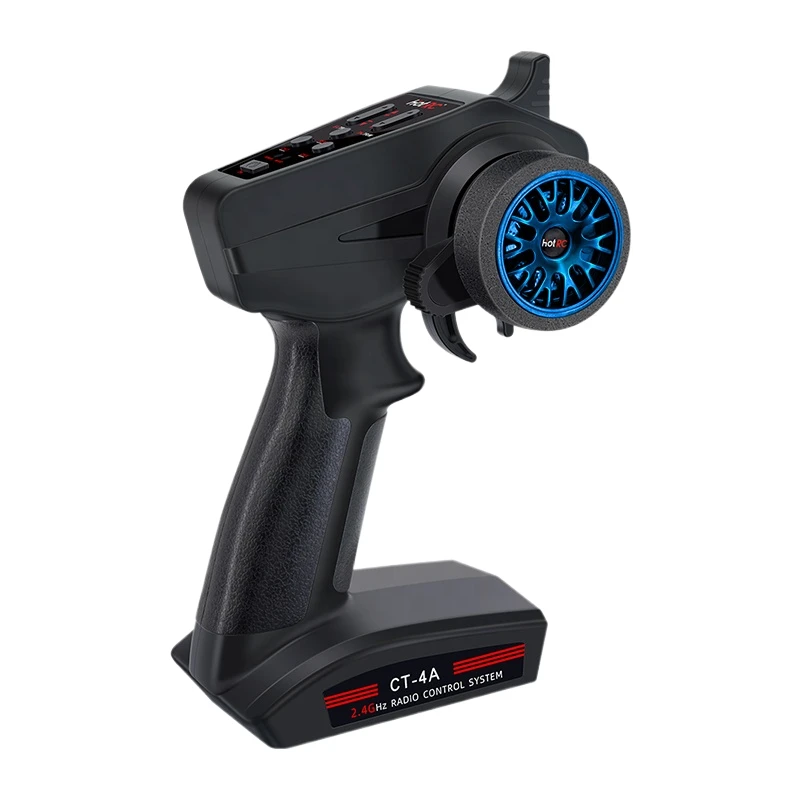 FHSS Radio System Remote Control Transmitter With Receiver For RC Car Boat Tank Truck HOTRC CT-4A 4CH 2.4G