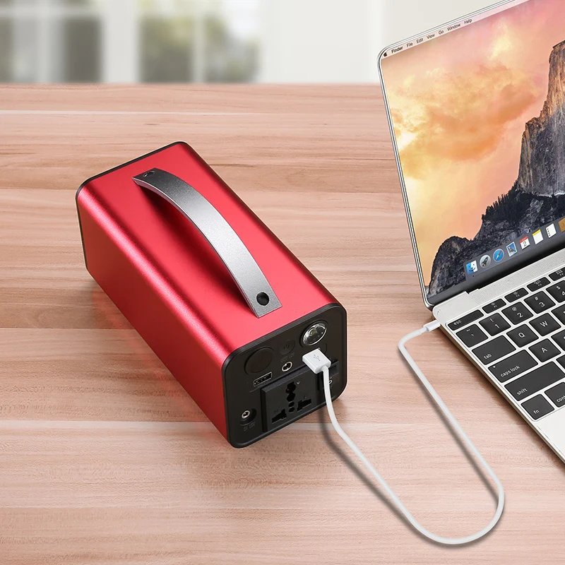 Новая портативная мощность 180Wh электростанция 110V/230V AC Power Bank 100000mah