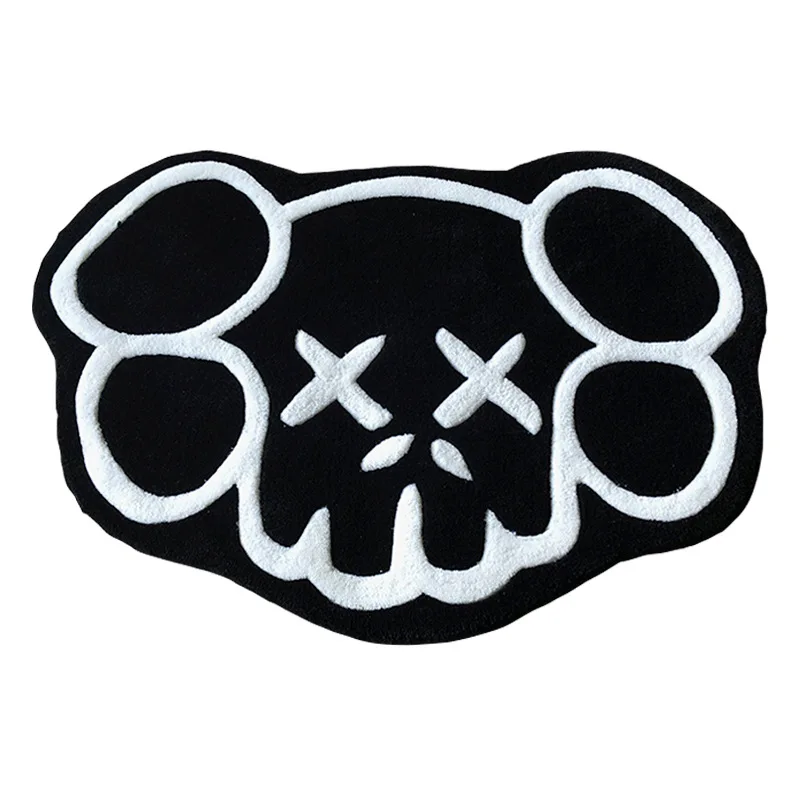 Large 3D Bape Rugs Cut Out Irregular Shape Luxury Carpets Hand Made Tufted Custom Rug