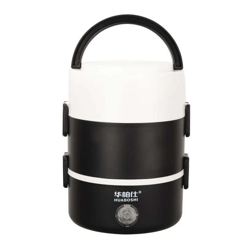 High Quality office use Electric Stainless Steel Portable Heating Food Containers Lunch Box rice egg cooker