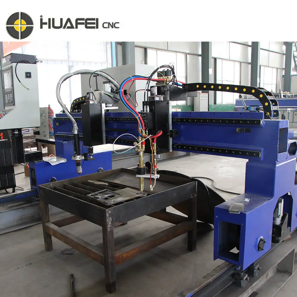 Gantry moved hypethem system cnc plasma cutting machine