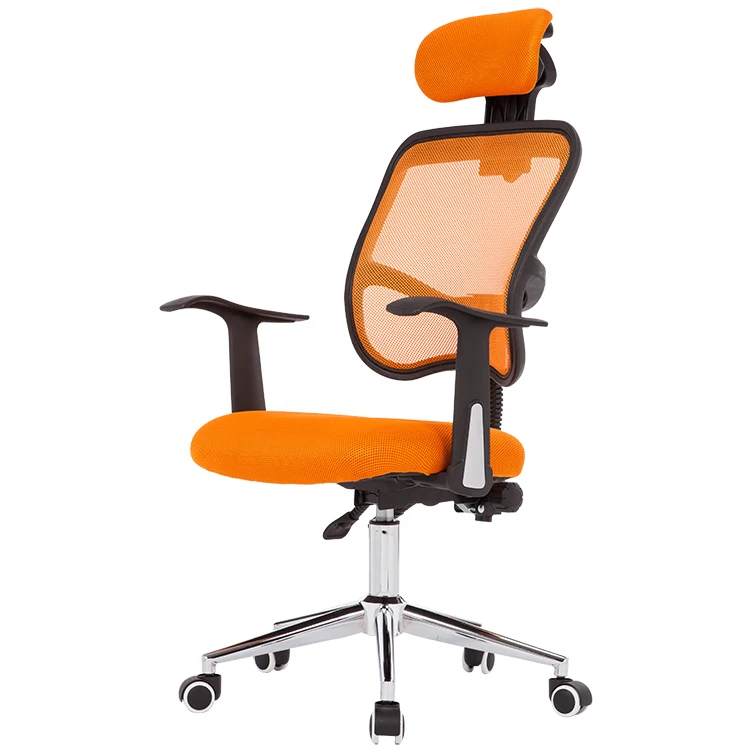 Modern High Back Cheap Plastic Swivel Home Comfortable Rocking Net Furniture Yellow Mesh Office Chair