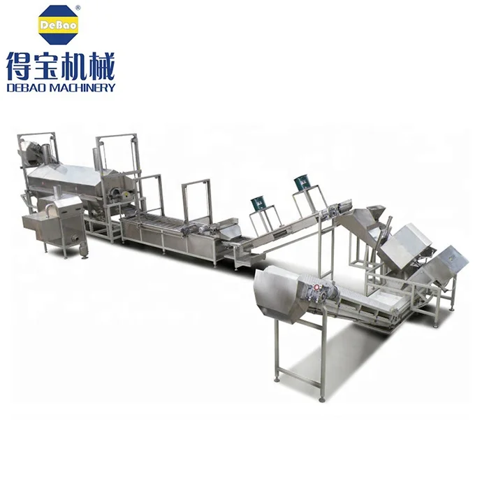 DB Fully automatic stainless steel industrial electric gas conveyor continuous frying machine