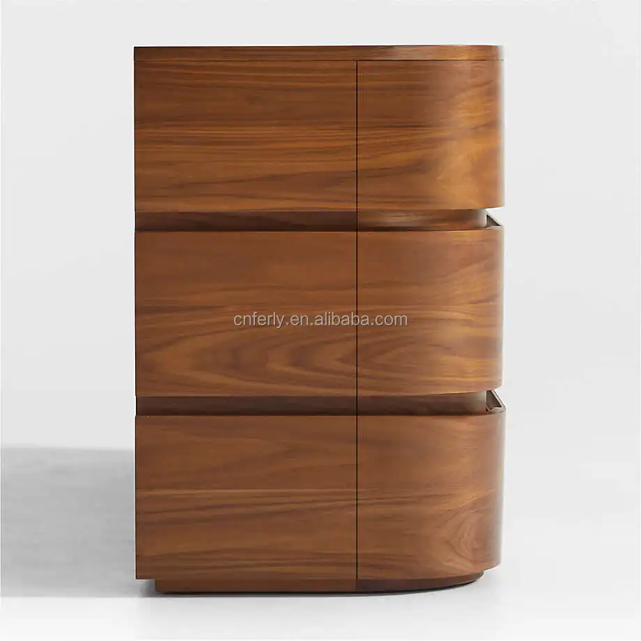 Hot Sale Modern American Design Luxury Bedroom Furniture Sets Oak 9 Drawer Dresser