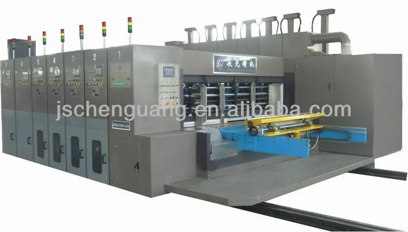 
High Speed Printing Sloting and Auto-delivery Machine(CE approved) 