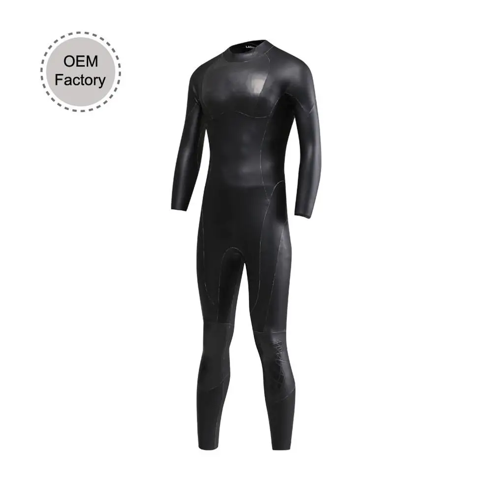 Wholesale Custom 3-4mm Adult Swimming Suit Triathlon Wetsuit Scuba Smooth Skin Wetsuit Diving Wetsuits With Neoprene
