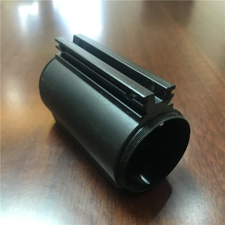factory prices 6000 series black anodized cnc alu profile