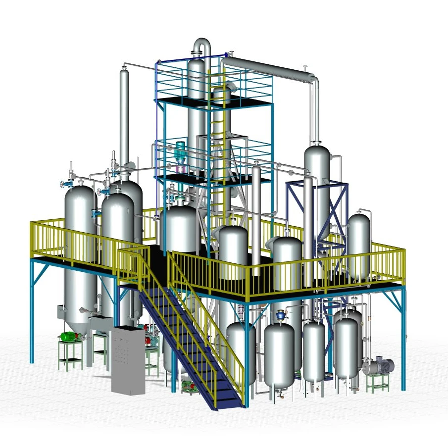 Waste engine oil recovery distillation equipment