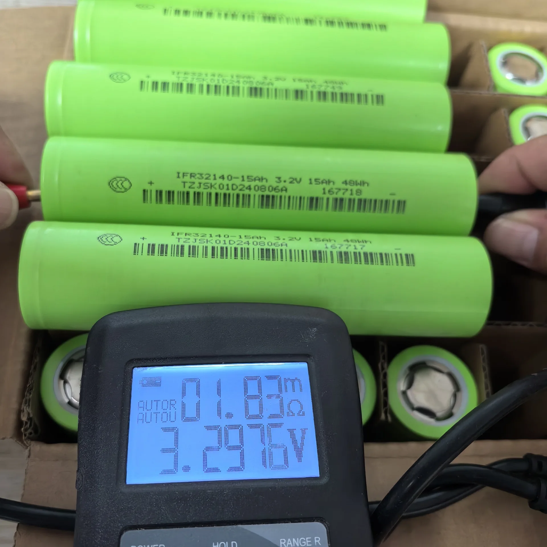 32140 LFP 3 2 В 15Ah аккумуляторная батарея LiFePo4 Lifepo4 15000 мАч цилиндрическая