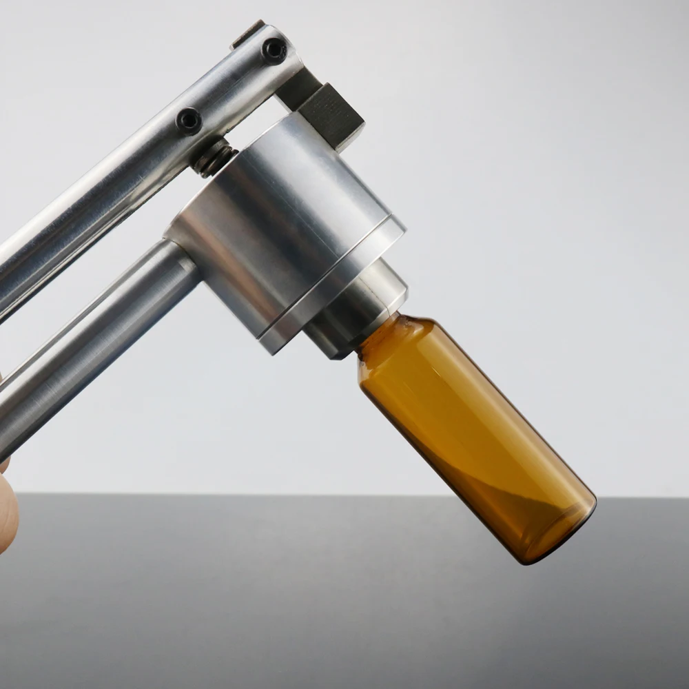 13/20mm Manual hand vial aluminium flip top vial cap Crimper /crimping tool/machine for perfume bottles