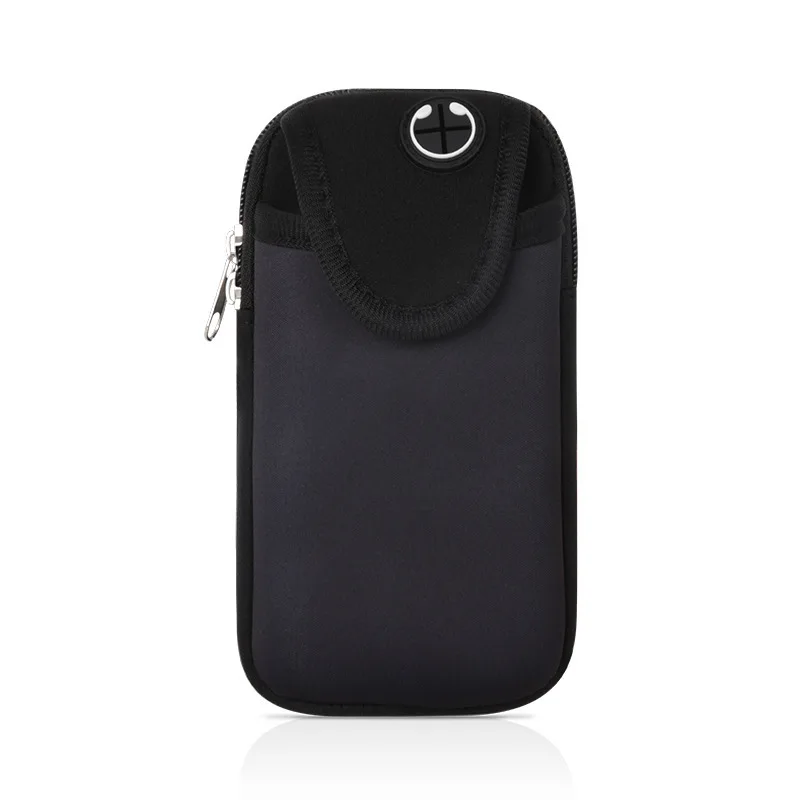 Sports Armband Fit Gym Hiking , Running Gym Universal Smartphone Arm Bag with Earphone Hole Multifunctional Pockets for Phone