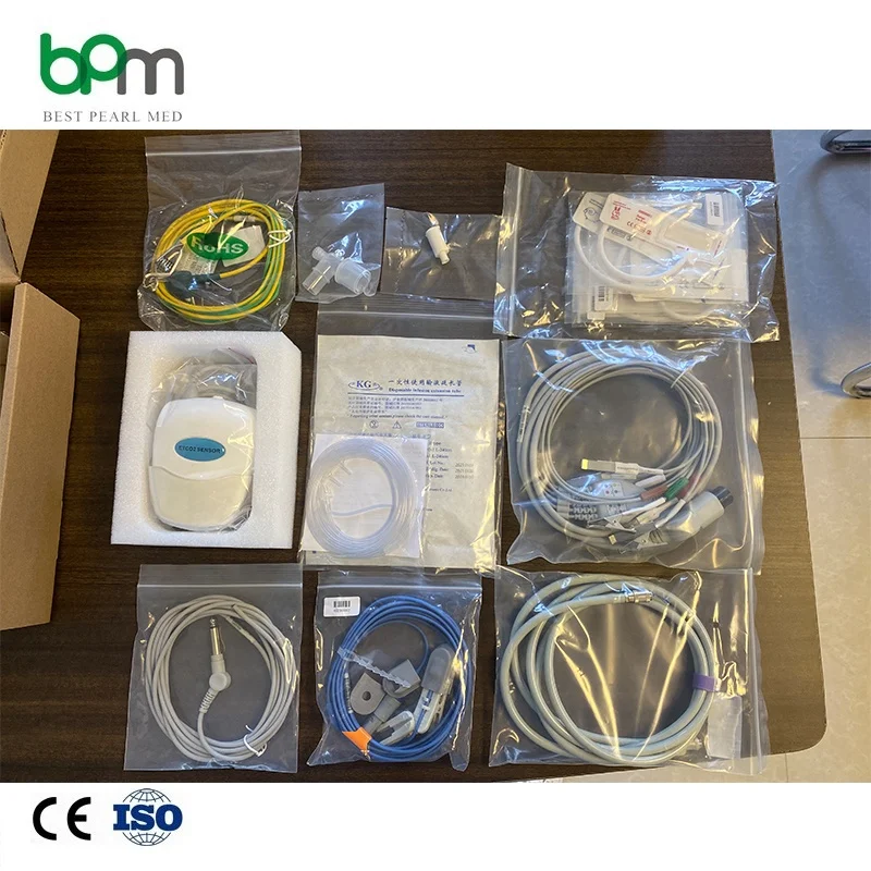 BPM-M1504 Portable Device Wall Mount Veterinary Multi-Parameter Vital Signs Monitor