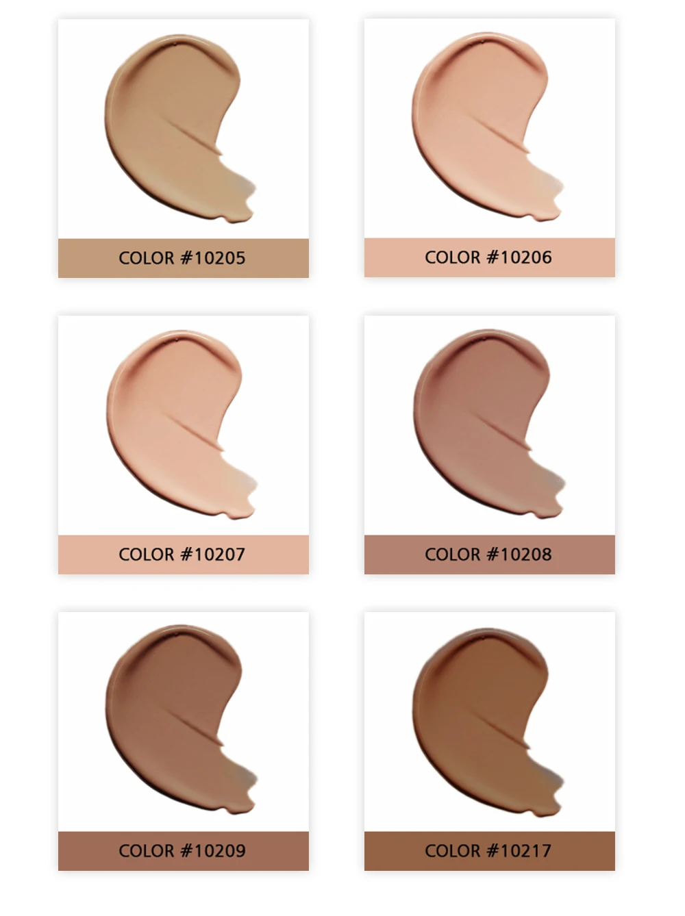 OEM Factory Private Label Cream Full Coverage Waterproof Liquid Foundation Makeup