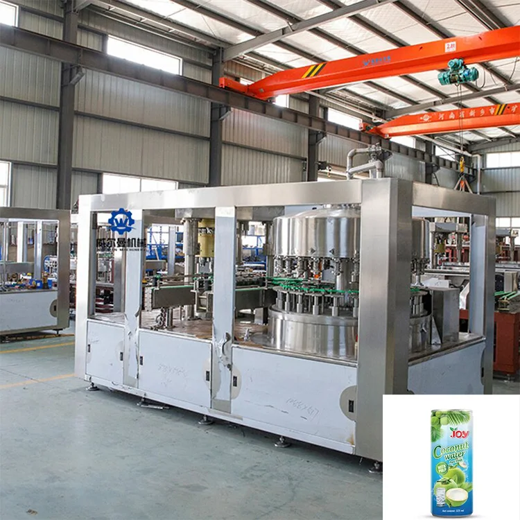Full Set Automatic Aluminum Cans Production Line Fruit Juice Beverage Soda Water Filling Line Aluminum Can Water Production
