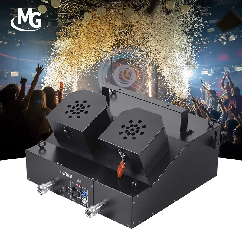 Maquina De Confetis Events Club Festival Co2 Confetti Blaster Machine Control Double Spray Party Confetti Machine