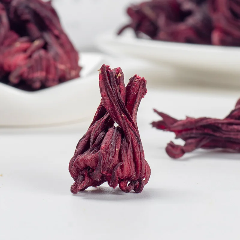 China Hot Selling  Luoshen flower natural organic dried Roselle Sabdariffa hibiscus flowers tea
