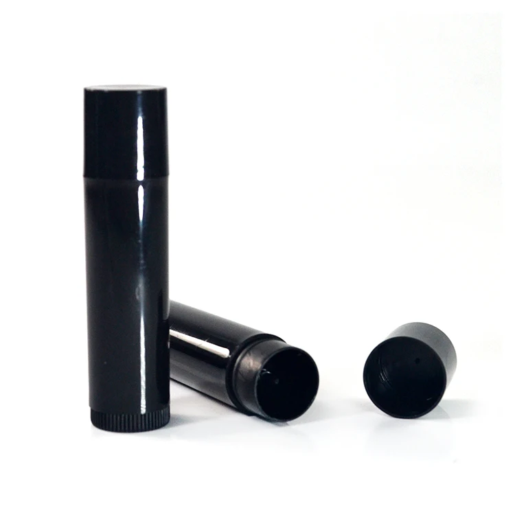 Горячая Распродажа, косметическая упаковка, 5 г, белые, черные, розовые прозрачные пластиковые тюбики для губной помады, бальзам для губ, контейнер для губной помады