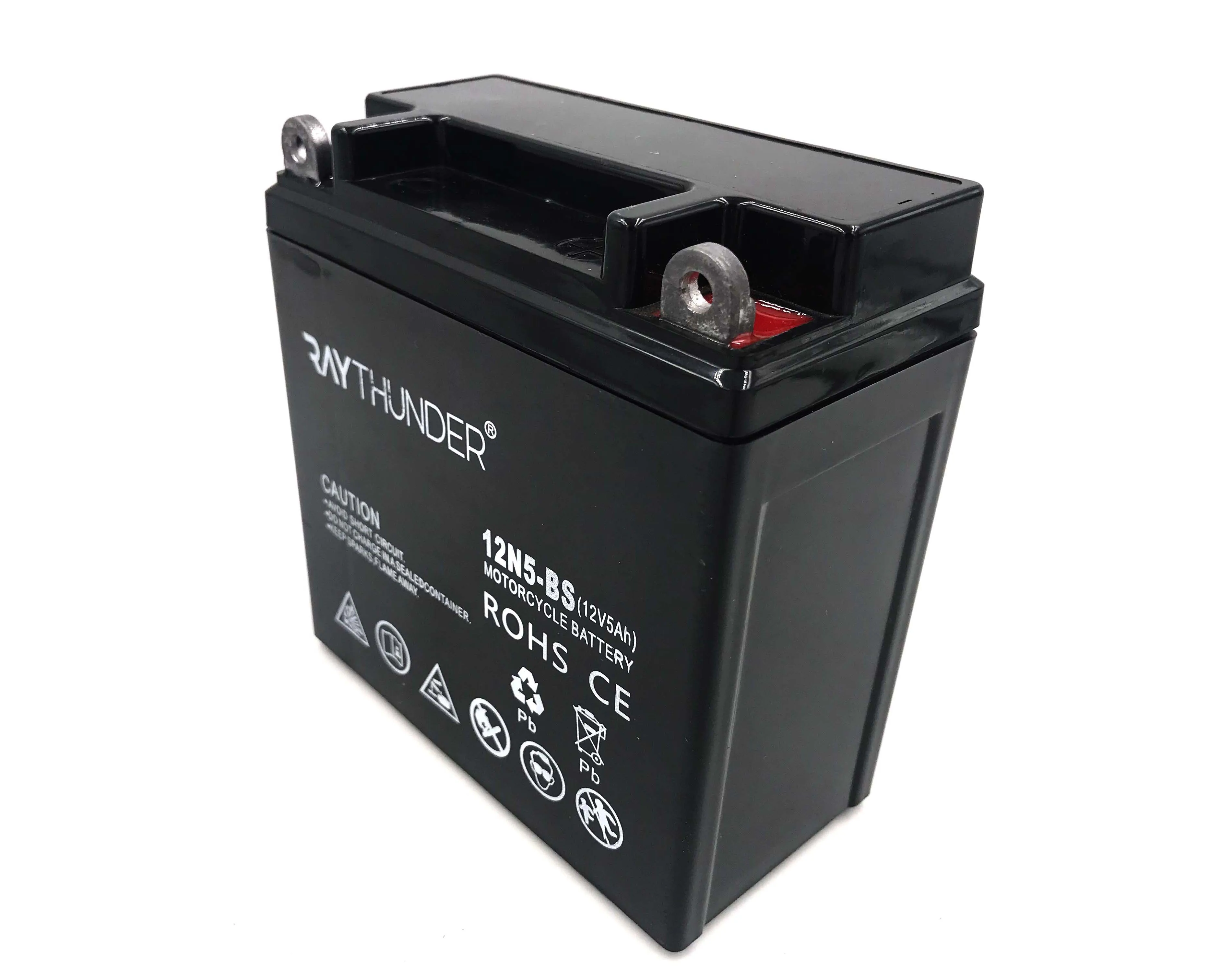 Safe and reliable motorcycle 12N5-BS battery for motorcycle parts