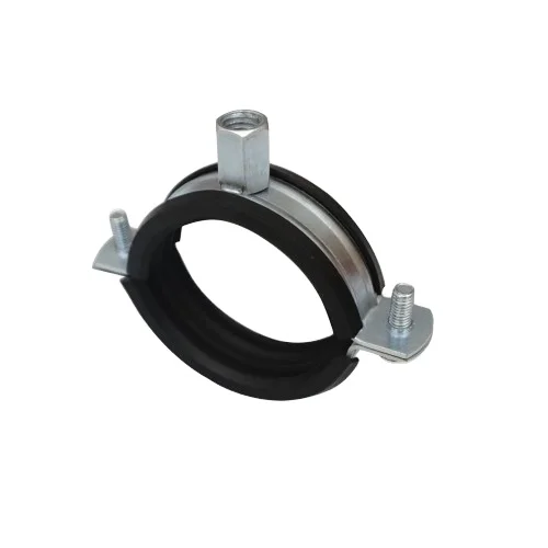 High Grade Rubber Lined Pipe Clamp Metal Pipe Clips Pipe Hanger