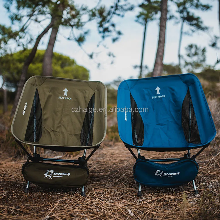 Custom Portable Convenient Moon Chair Foldable Beach Chair Folding Camping Chair