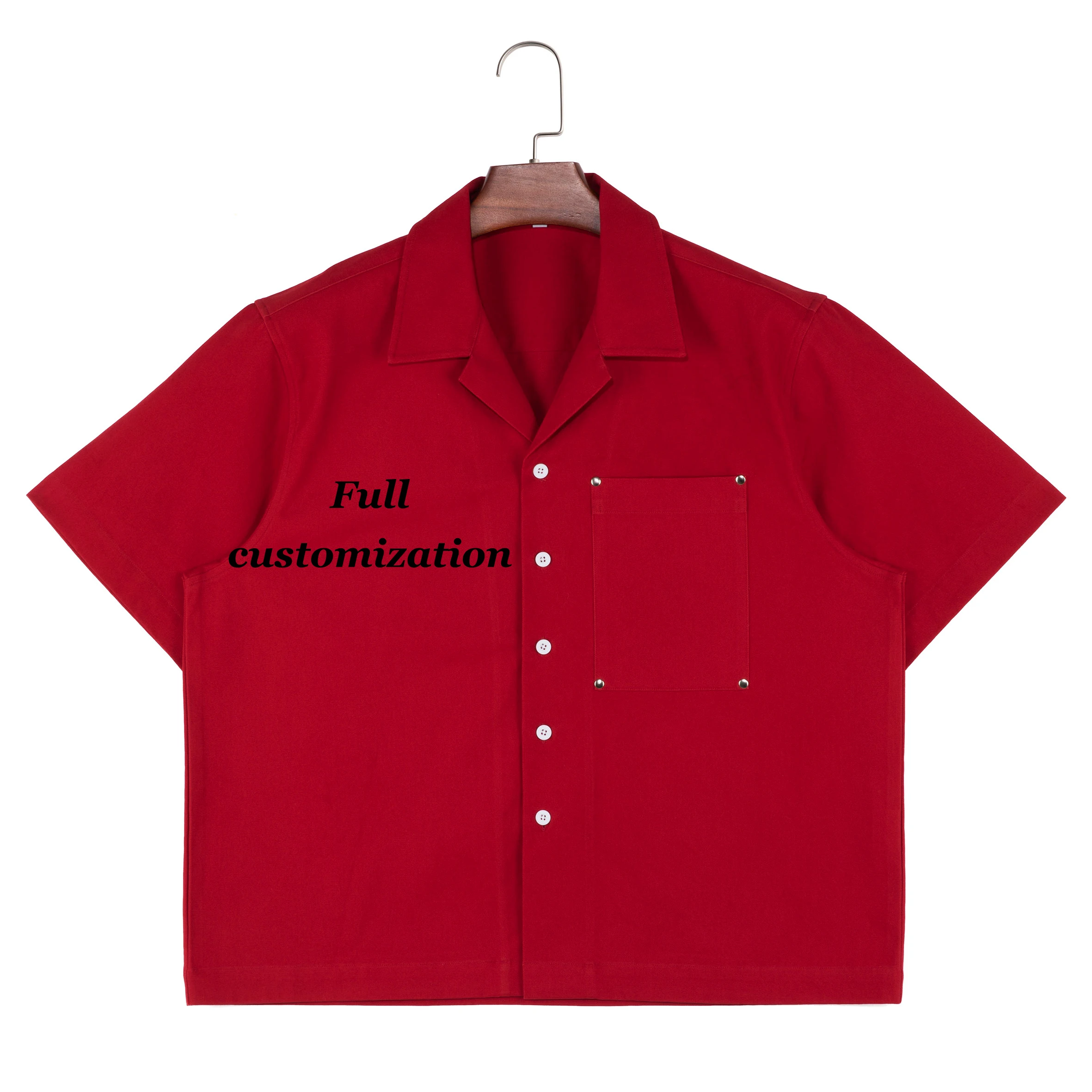 Oem Custom Men Shirt Red Color Odm Custom New Design Stretch Long Sleeve Formal Casual Shirt For Men
