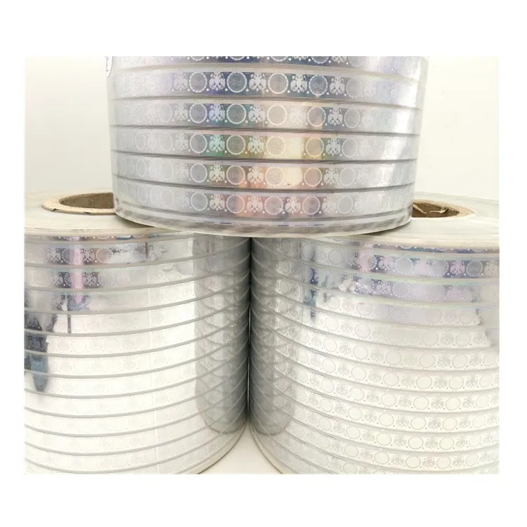 Anti-counterfeiting positioning laser hot stamping label hot stamping film holographic washing aluminum film custom manufacturer