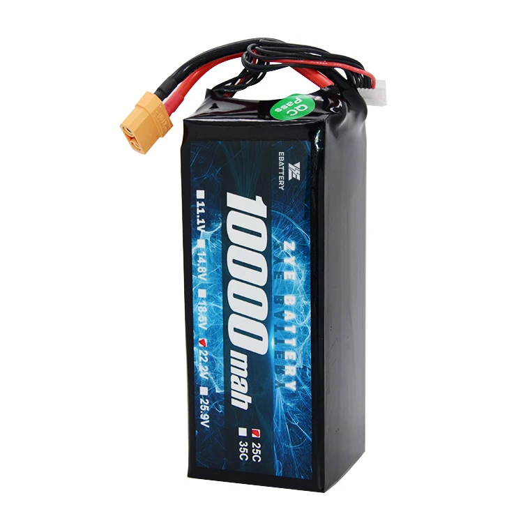 Ebattery 4s 10000mah lipo 14.8V 18.5v 10000mah lipo 5s6s for Agricultural fied