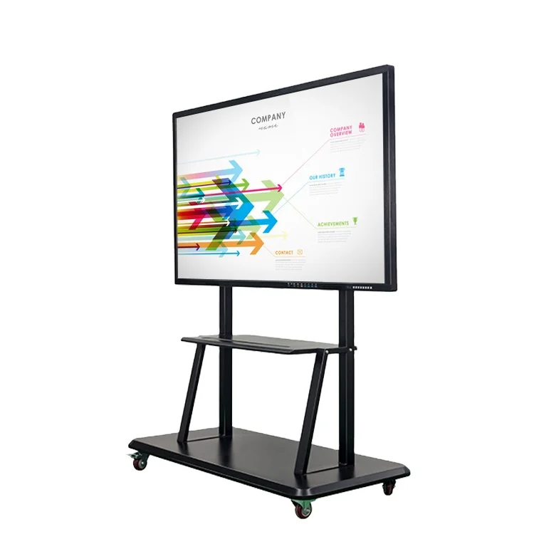 
75 inch intelligent interactive flat panel multi all in one touch display screen 