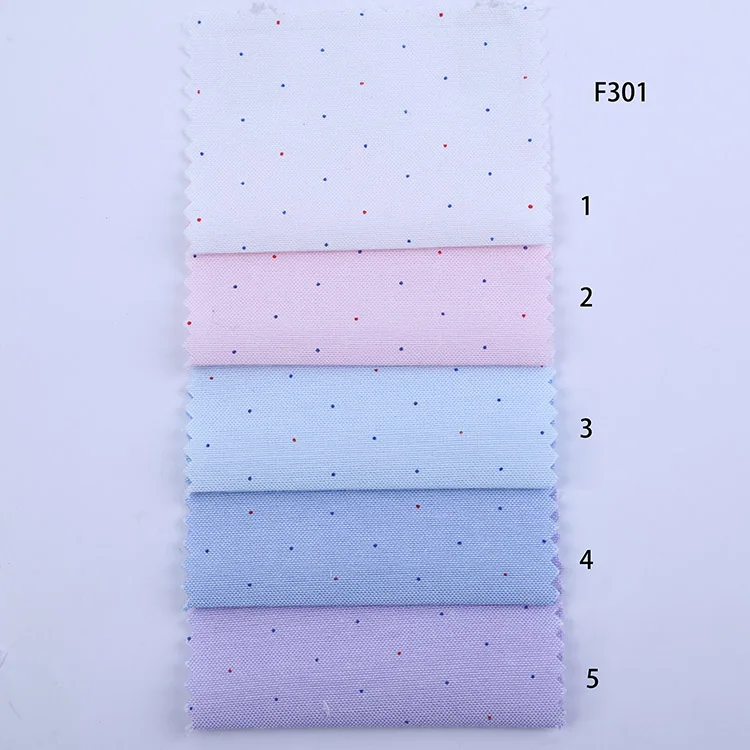 yongteng cotton polyester oxford men shirt fabric printed cotton woven