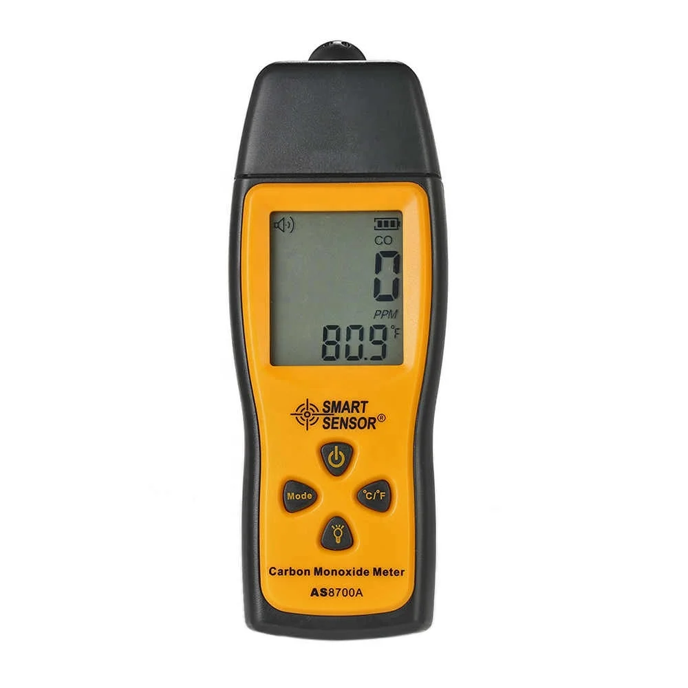 Умный датчик 0-1000ppm CO детектор качества воздуха ручной измеритель угарного газа с высокой точностью тестер
