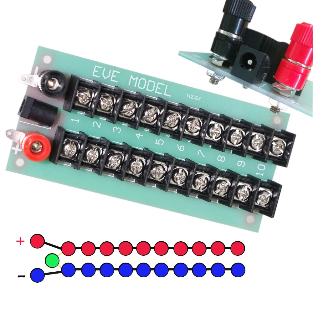  PCB005x 3 входа 10 пар выходов DC AC контроллер питания распределительная