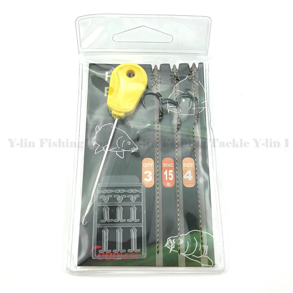 Carp fishing Accessories rig tool baiting needles end tackle drill with ready hair rigs