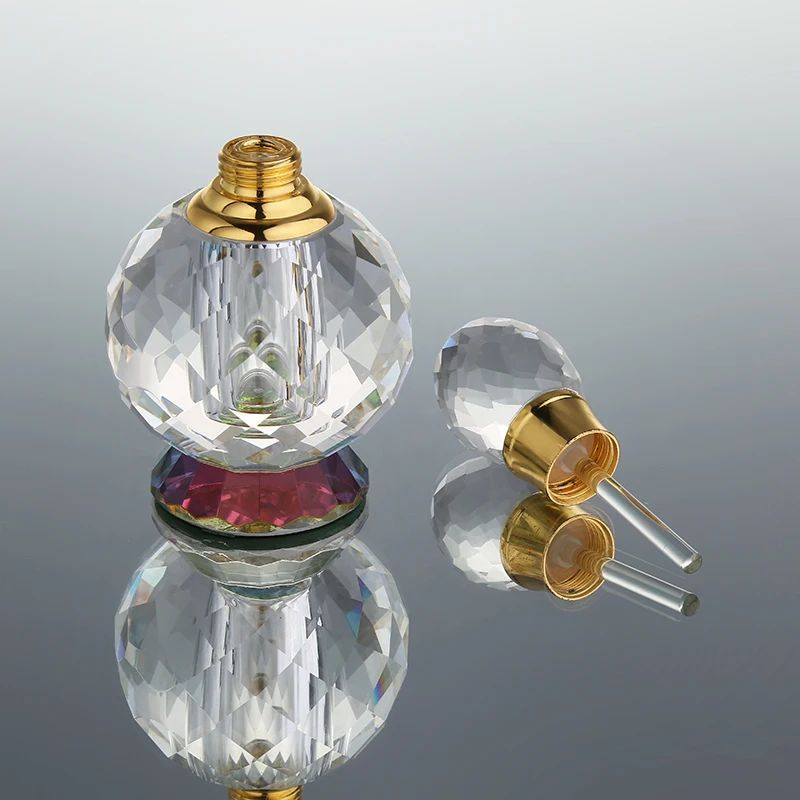 CJ-Antique Custom 3ml Clear Festival Gift Empty Perfume Bottle Crystal Essential Oil Bottles